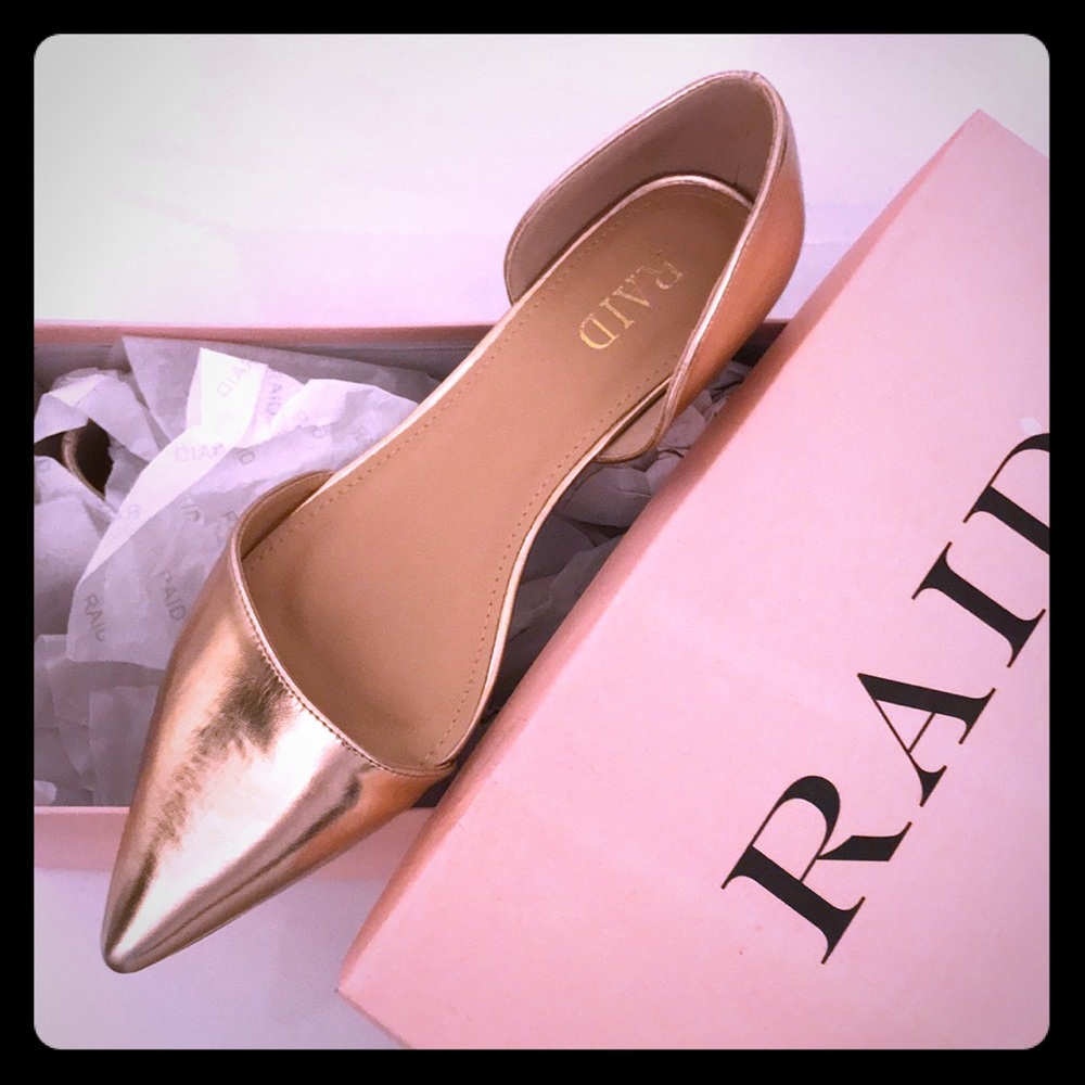 Rose Gold Flats
